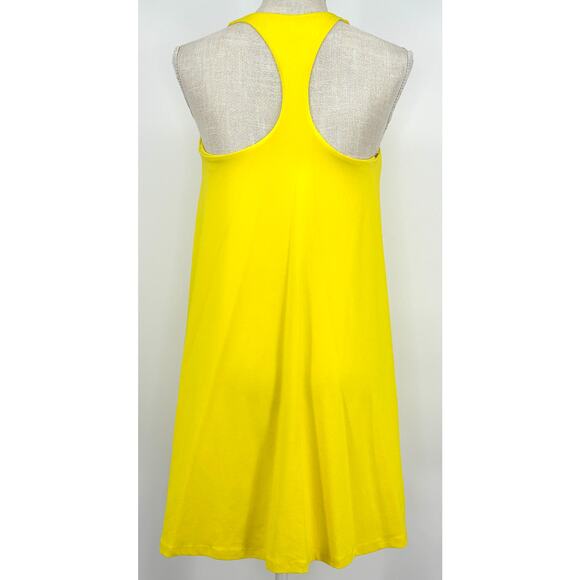 Susana Monaco  Racerback A-line Tank Dress - Lemon [‎ Medium ] - Picture 3 of 6